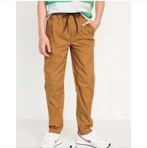 Old Navy Boys S 6-7 Tech Taper Built-In Flex Pants Camel Color